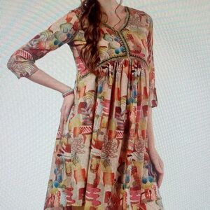 Multicolor Bohemian Dress